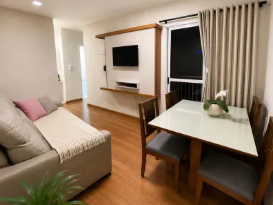 Apartamento com 2 Quartos para alugar, 47m² no Residencial Rubi, Limeira