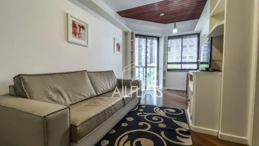 Apartamento com 1 Quarto para alugar, 58m² no Itaim Bibi, São Paulo