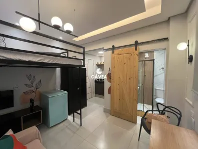 Apartamento com 1 Quarto para alugar, 16m² no Centro, São Vicente