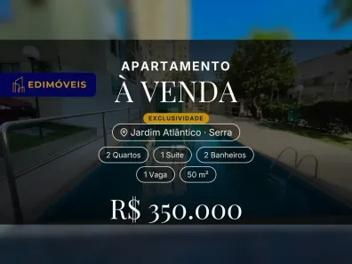 Apartamento com 2 Quartos à venda, 50m² no Jardim Atlântico, Serra
