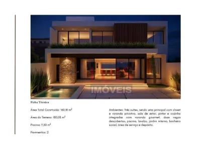 Casa de Condomínio com 3 Quartos à venda, 160m² no Piratininga, Niterói