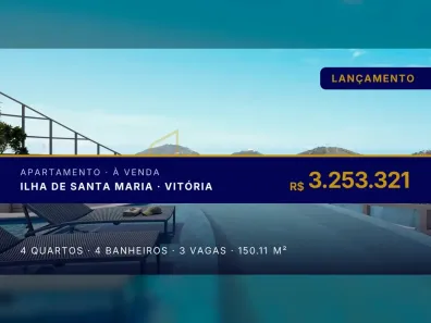 Apartamento com 4 Quartos à venda, 150m² no Ilha de Santa Maria, Vitória