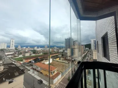 Apartamento com 2 Quartos para alugar, 70m² no Canto do Forte, Praia Grande