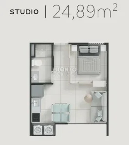 Flat com 1 Quarto à venda, 24m² no , Tamandaré