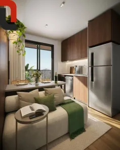 Apartamento com 2 Quartos à venda, 33m² no Centro, Curitiba