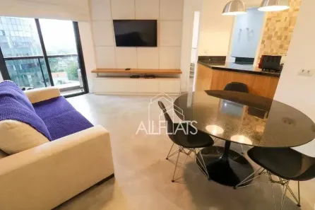 Flat com 1 Quarto para alugar, 40m² no Itaim Bibi, São Paulo