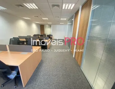 Sala Comercial para alugar, 130m² no Cidade Monções, São Paulo