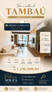 Apartamento com 2 Quartos à venda, 61m² no Tambaú, João Pessoa