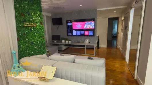 Apartamento com 3 Quartos para alugar, 124m² no Jardim, Santo André