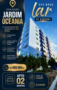 Apartamento com 2 Quartos à venda, 56m² no Jardim Oceania, João Pessoa