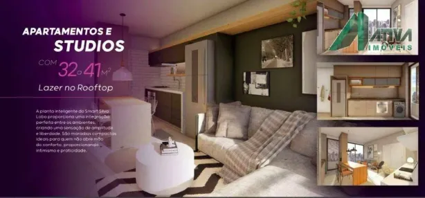 Apartamento com 1 Quarto à venda, 33m² no Nova Granada, Belo Horizonte