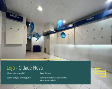 Ponto Comercial para alugar, 85m² no Cidade Nova, Belo Horizonte