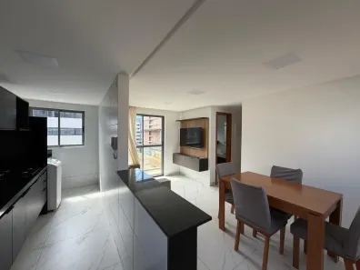 Apartamento com 2 Quartos para alugar, 60m² no Cabo Branco, João Pessoa