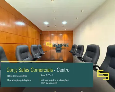 Sala Comercial à venda, 126m² no Centro, Belo Horizonte