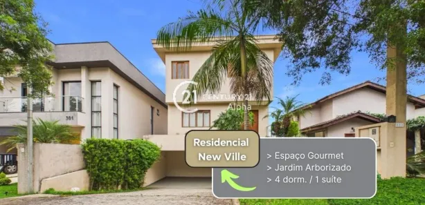 Casa de Condomínio com 4 Quartos à venda, 375m² no Suru, Santana de Parnaíba