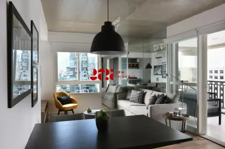 Apartamento com 1 Quarto para alugar, 63m² no Cidade Monções, São Paulo