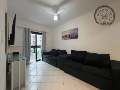 Apartamento com 1 Quarto para alugar, 52m² no Guilhermina, Praia Grande