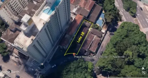 Lote/Terreno à venda, 325m² no Aparecida, Santos