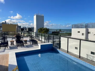 Apartamento com 1 Quarto à venda, 40m² no Cabo Branco, João Pessoa