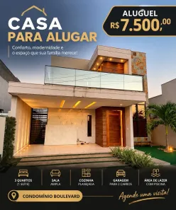 Casa de Condomínio com 1 Quarto para alugar, 175m² no Alto da Conceição, Mossoró
