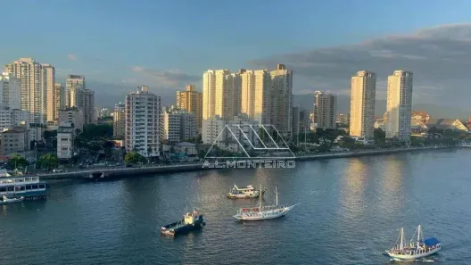 Apartamento com 3 Quartos à venda, 132m² no Ponta da Praia, Santos