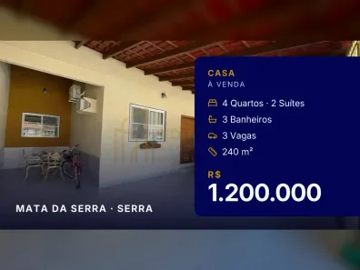 Casa com 4 Quartos à venda, 240m² no Mata da Serra, Serra