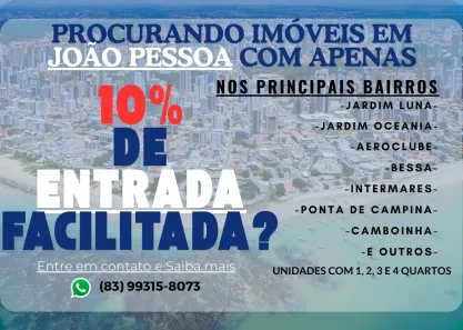 Apartamento com 3 Quartos à venda, 54m² no Aeroclube, João Pessoa
