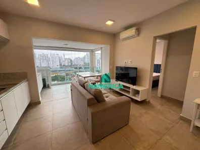 Apartamento com 1 Quarto para alugar, 41m² no Cidade Monções, São Paulo