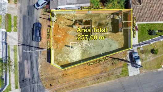 Lote/Terreno à venda, 257m² no Campina do Siqueira, Curitiba