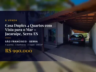 Casa com 4 Quartos à venda, 240m² no São Francisco, Serra