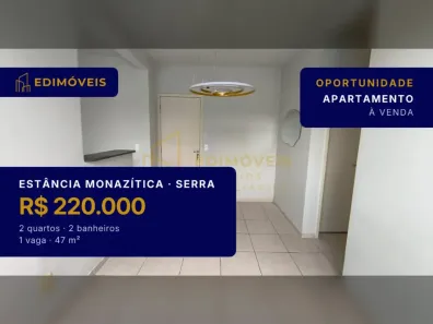 Apartamento com 2 Quartos à venda, 47m² no Estância Monazítica, Serra