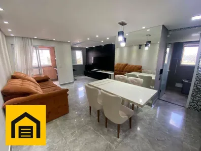 Apartamento com 3 Quartos à venda, 60m² no Vila Noêmia, Mauá