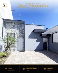 Casa de Condomínio com 3 Quartos à venda, 120m² no Real Park Tietê Jundiapeba, Mogi das Cruzes