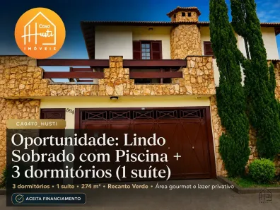 Casa com 3 Quartos à venda, 274m² no Chácara Recanto Verde, Cotia