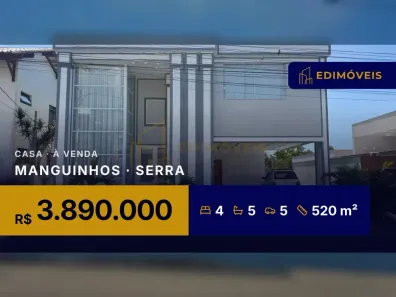Casa com 4 Quartos à venda, 520m² no Manguinhos, Serra