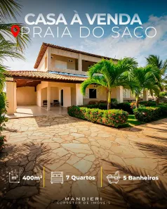 Sobrado com 7 Quartos à venda, 400m² no , Estância