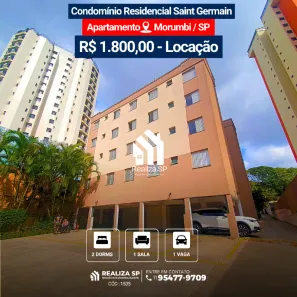 Apartamento com 2 Quartos para alugar, 45m² no Jardim Caboré, São Paulo