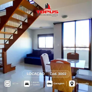 Apartamento com 1 Quarto para alugar, 67m² no Petrópolis, Caxias do Sul