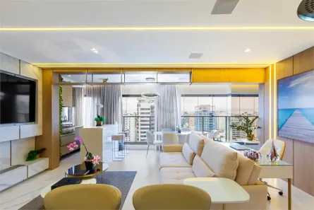 Apartamento com 1 Quarto para venda ou aluguel, 74m² no Indianópolis, São Paulo
