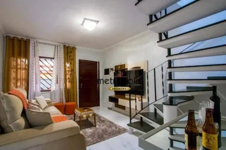 Sobrado com 2 Quartos para venda ou aluguel, 123m² no Jardim Bela Vista, Santo André