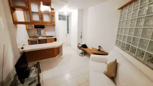 Apartamento com 1 Quarto para alugar, 40m² no Humaitá, Rio de Janeiro