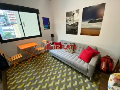 Flat com 1 Quarto para alugar, 33m² no Moema, São Paulo