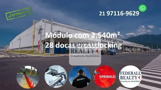 Galpão/Depósito/Armazém para alugar, 2540m² no Vila São Luís, Duque de Caxias