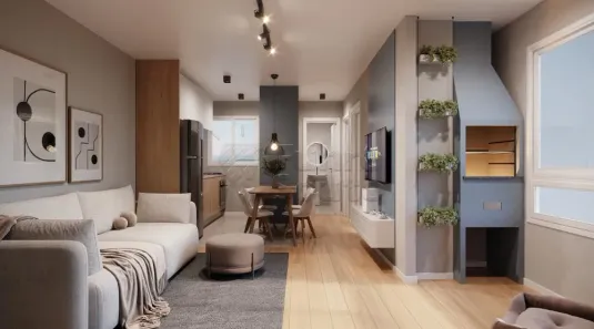 Apartamento com 2 Quartos à venda, 48m² no Fragata, Pelotas