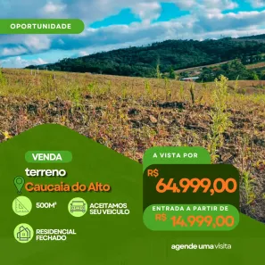 Lote/Terreno à venda, 500m² no dos Mendes (Caucaia do Alto), Cotia