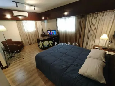 Flat com 1 Quarto para alugar, 29m² no Cidade Monções, São Paulo