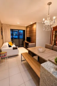 Apartamento com 3 Quartos para alugar, 68m² no Ponta Verde, Maceió