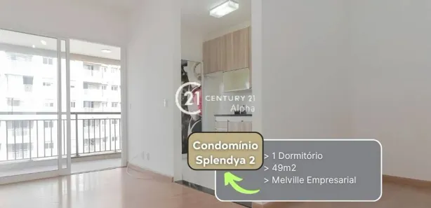 Apartamento com 1 Quarto à venda, 49m² no Melville Empresarial I e II, Barueri