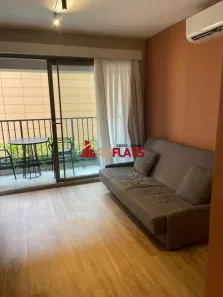 Flat com 1 Quarto para alugar, 30m² no Indianópolis, São Paulo