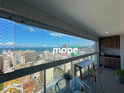 Apartamento com 2 Quartos para alugar, 81m² no Gonzaga, Santos